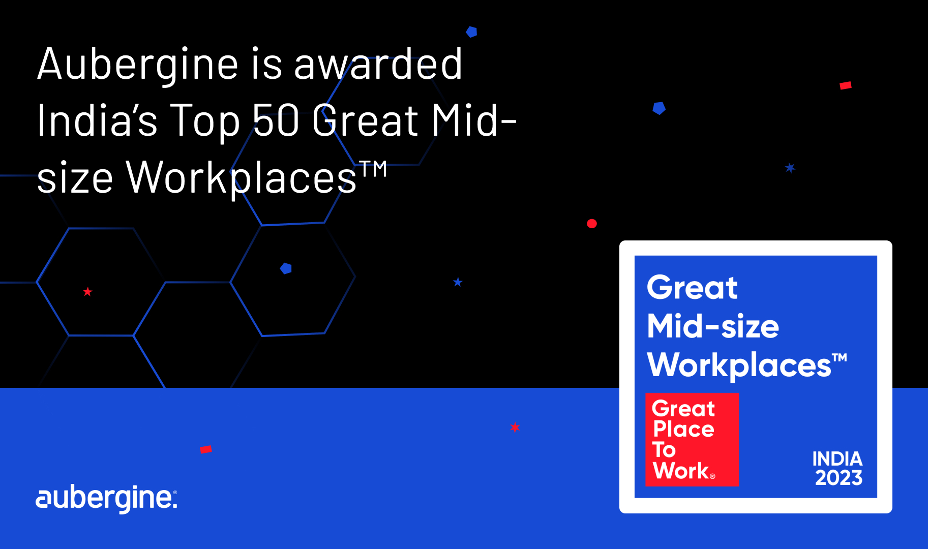 Aubergine Solutions Among Top 50 Great Place To Work® in 2023